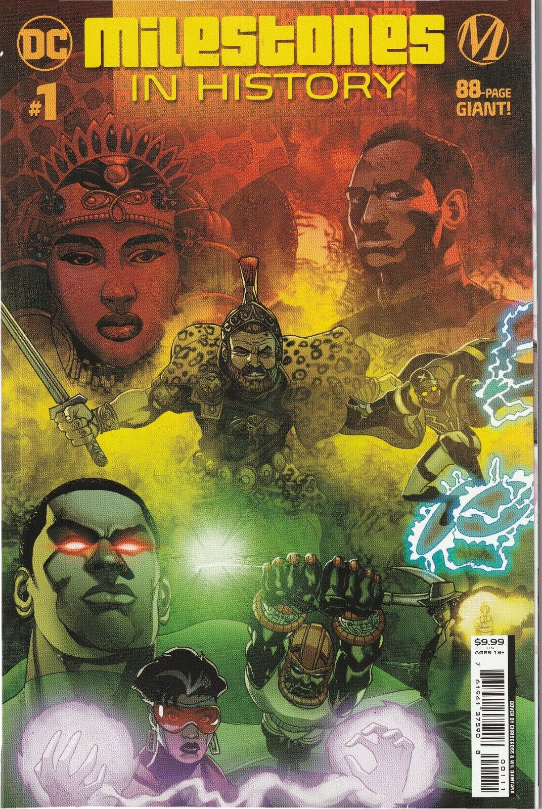 MILESTONES IN HISTORY  $9.99 ONE-SHOT  92-PAGE GIANT  DC  2022  NICE