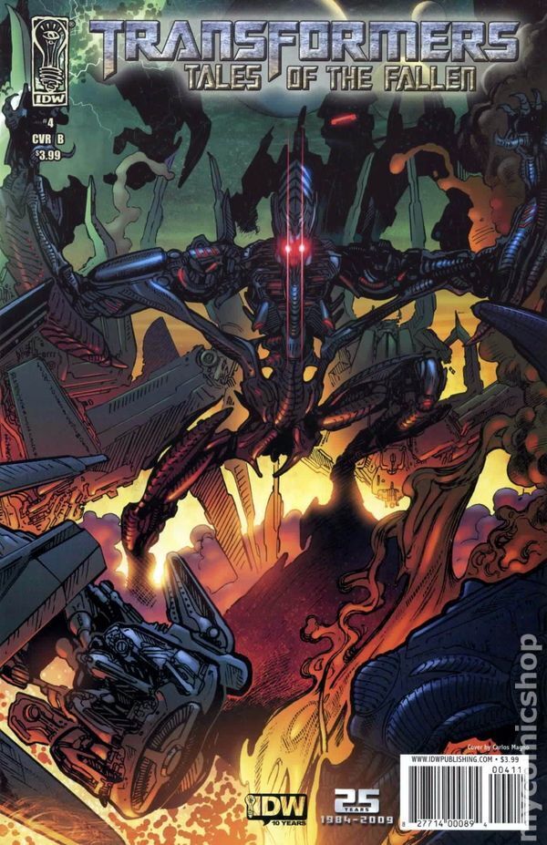 Transformers Tales of the Fallen #4B VF 2009 Stock Image