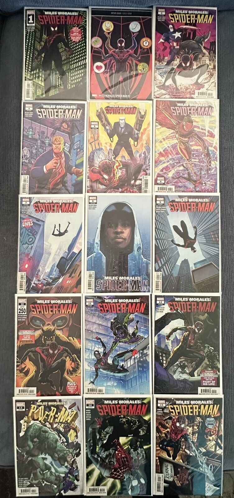 Miles Morales: Spider-Man #1-15 Lot; Saladin Ahmed (Marvel, 2019-2020)