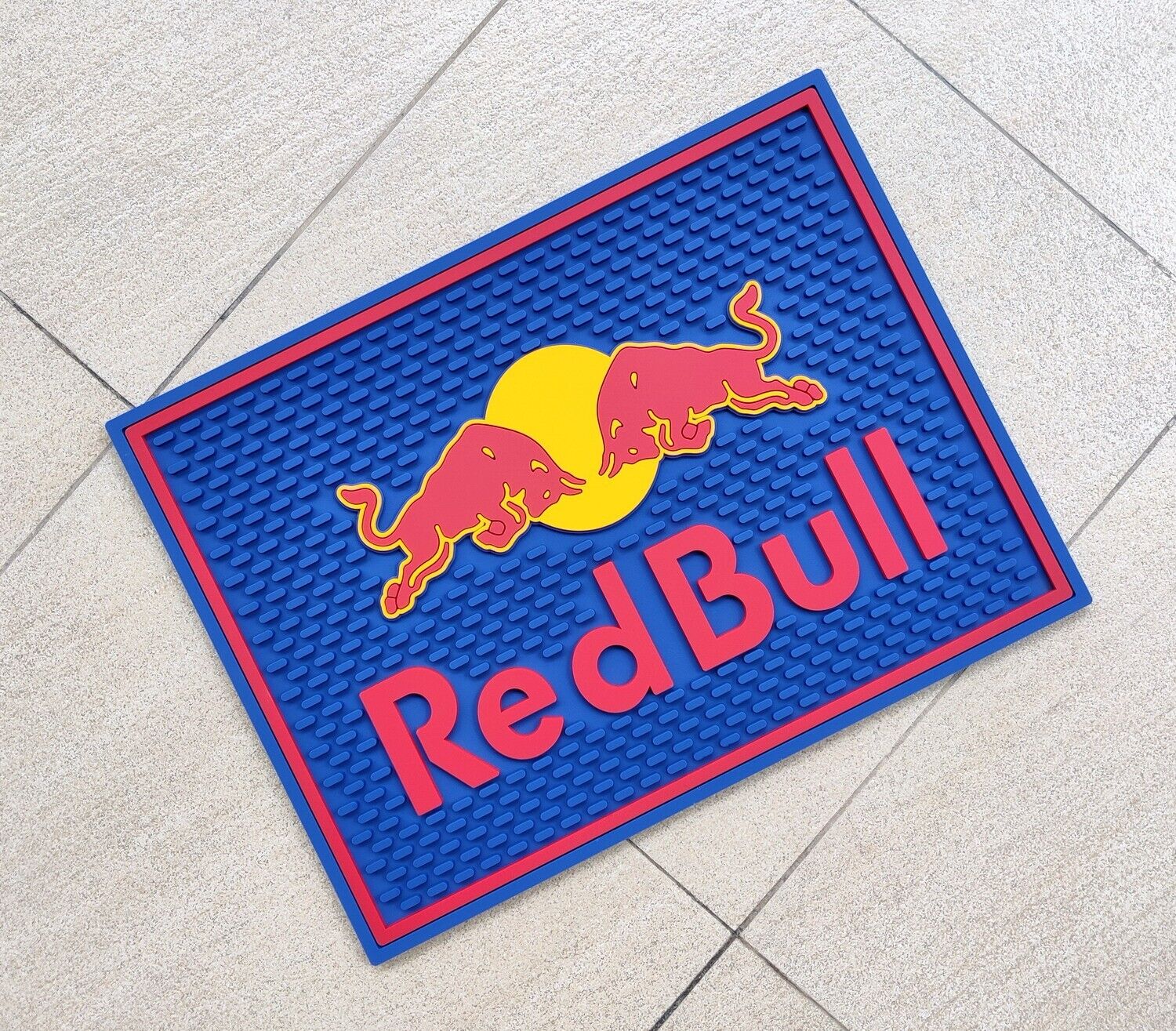 BU Red Bull Rubber bar mats spill mat bar runner drip mat beer coaster home pubs