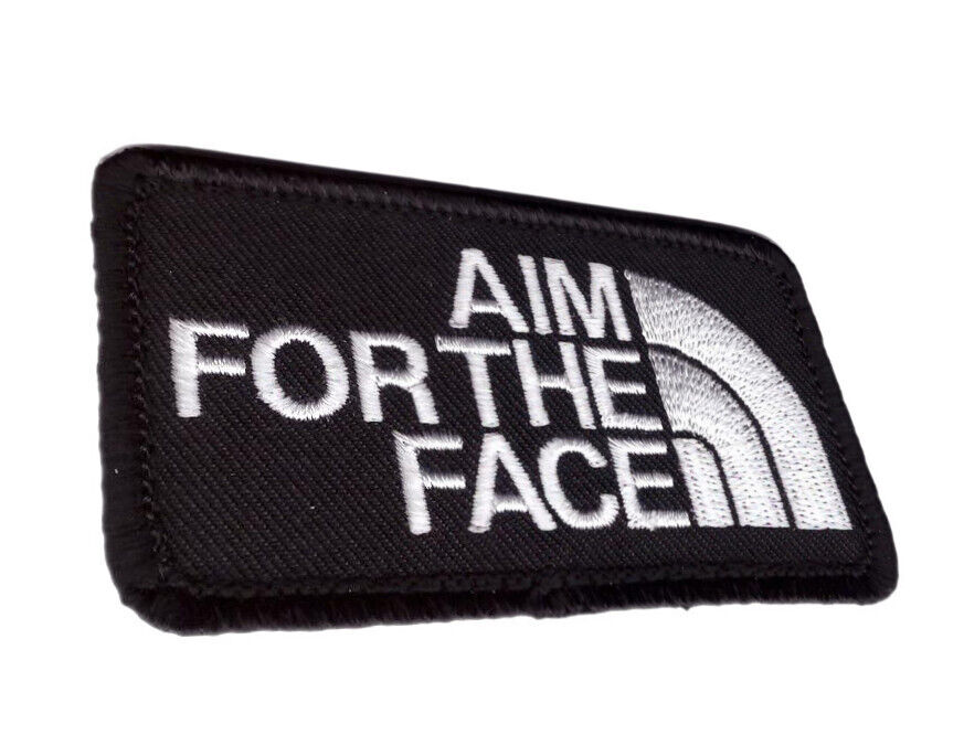 Aim for the Face 2nd Amendment Morale Tactical Patch