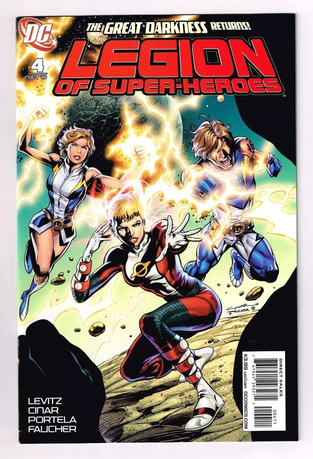 DC Legion of Super-Heroes #4 October 2010