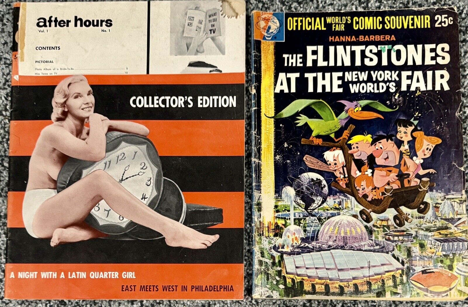 AFTER HOURS #1 1957 1st Jim Warren, The Flintstones At The New York World’s Fair