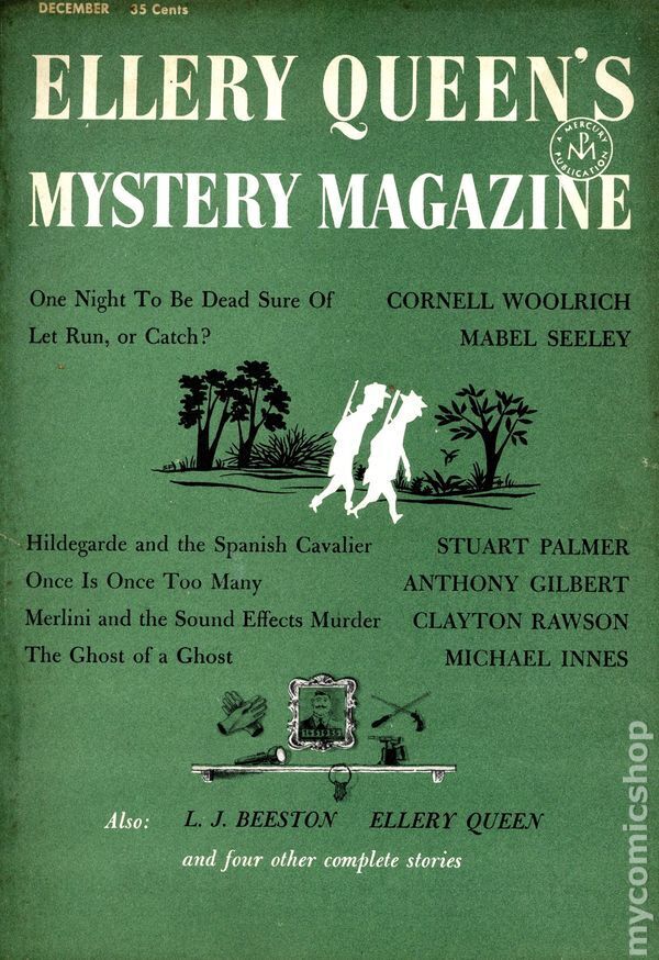 Ellery Queen\'s Mystery Magazine Vol. 26 #6B VG 1955 Stock Image Low Grade