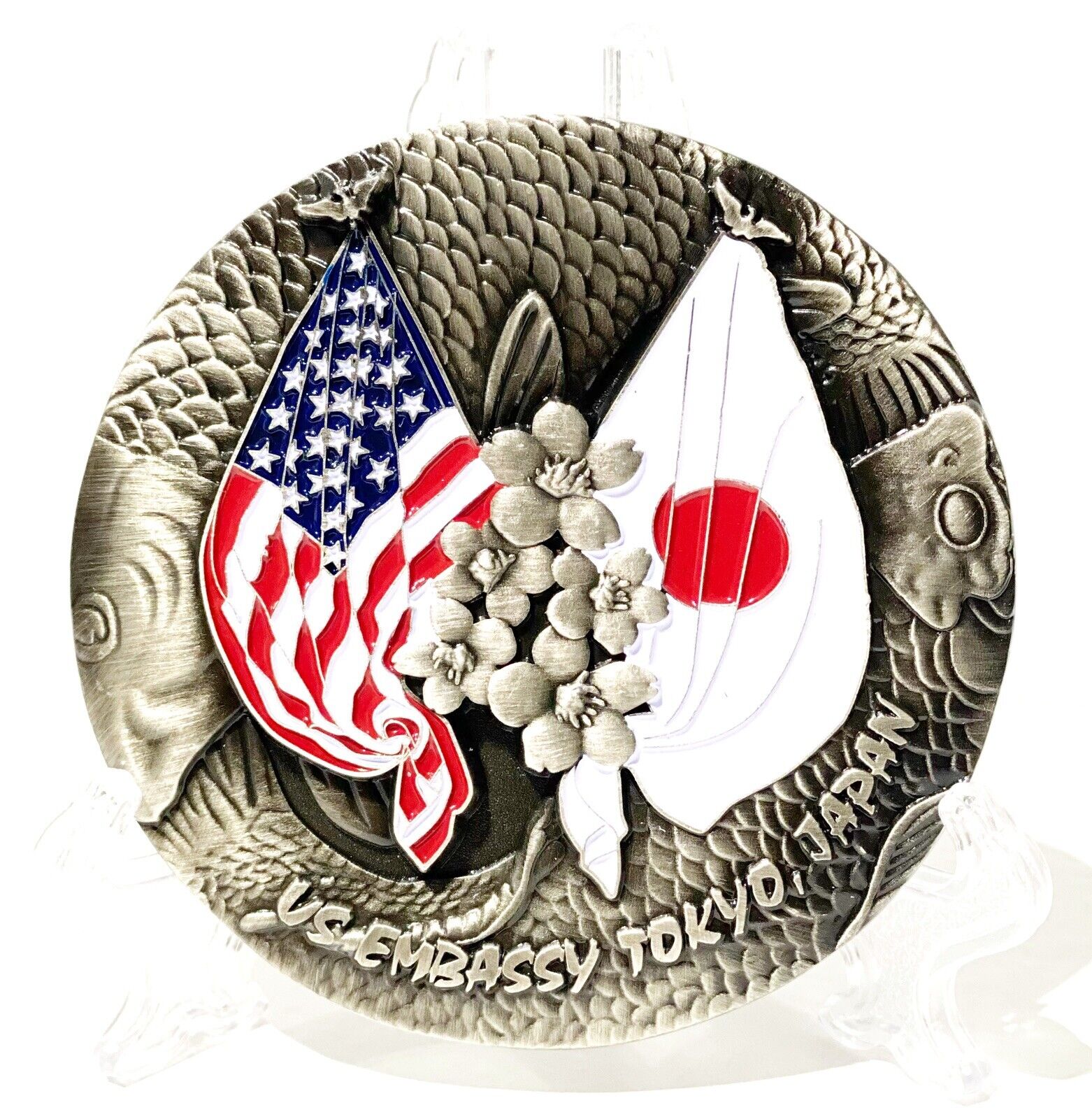 USMC MSG-Det Marine Security Guard Detachment Tokyo, Japan Challenge Coin