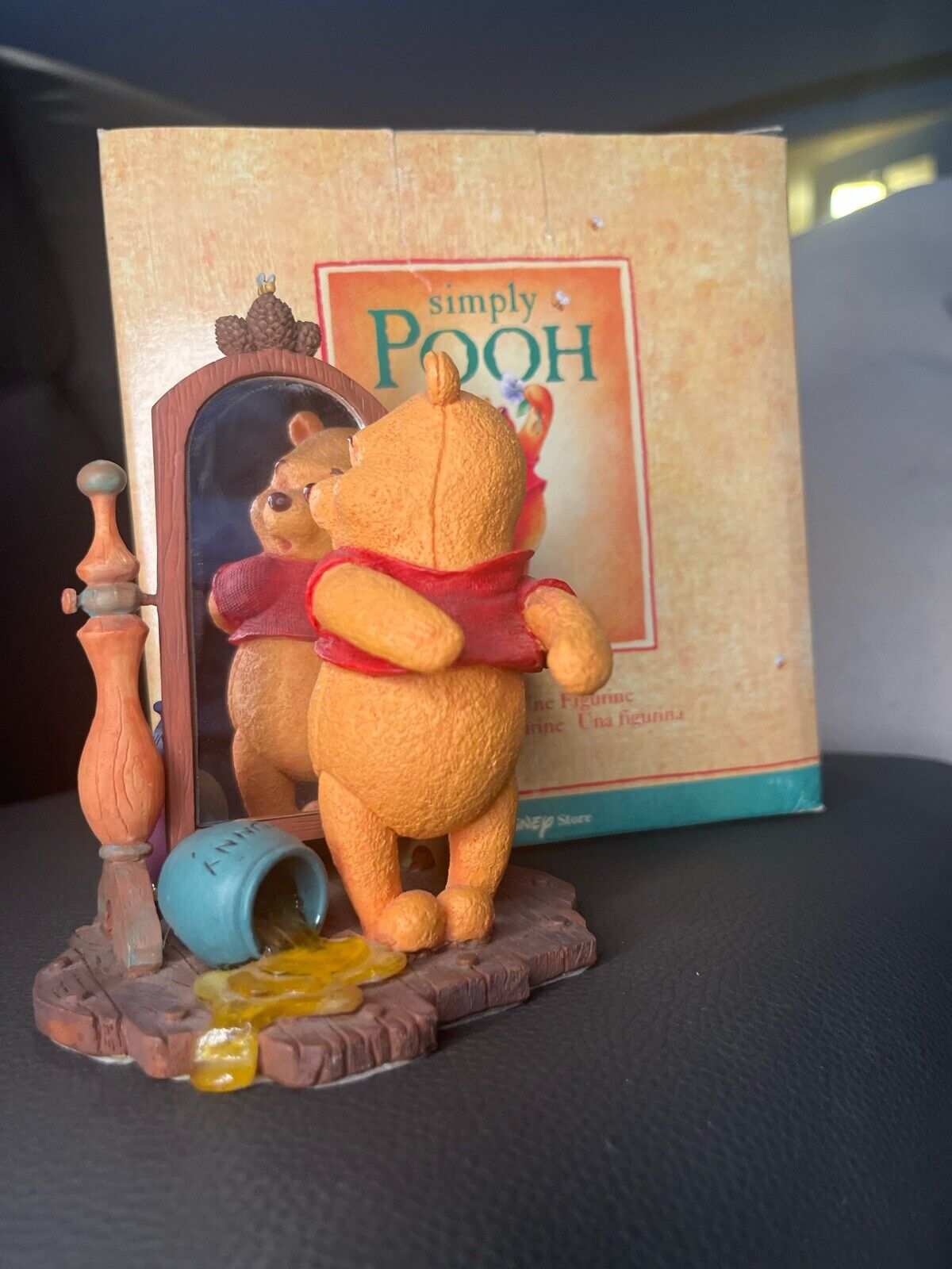 NIB Simply Pooh “It all Comes From Too Much Fluff” Retired Figurine