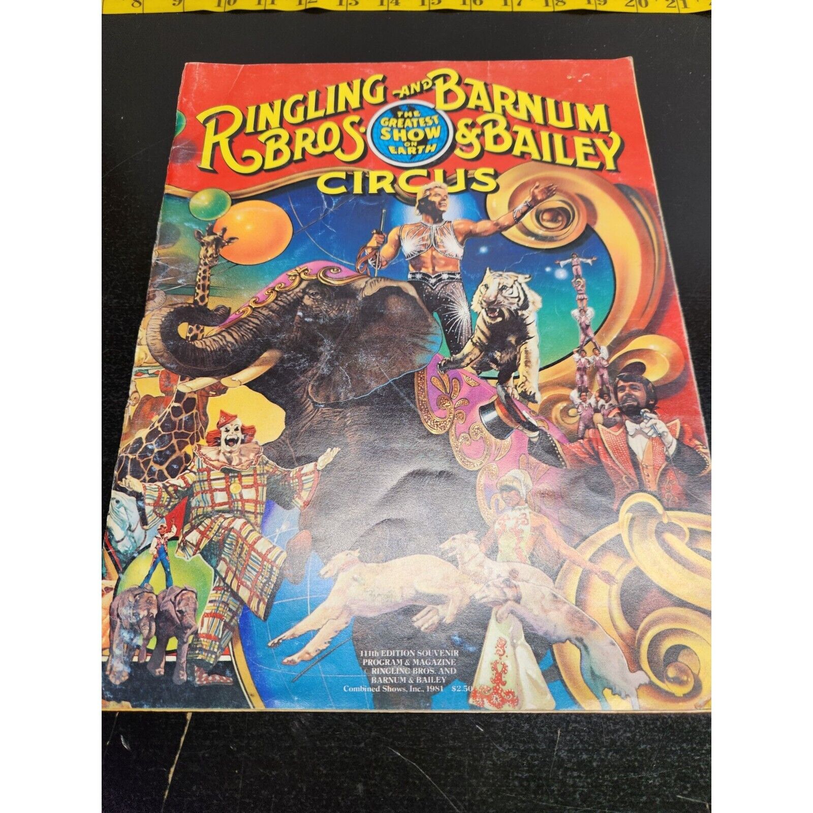 Vintage 1981 Ringling Bros. & Barnum & Bailey Circus Program & Magazine