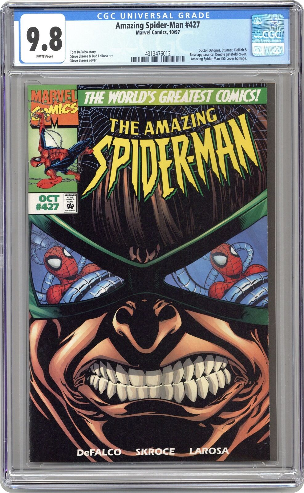 Amazing Spider-Man #427 CGC 9.8 1997 4313476012