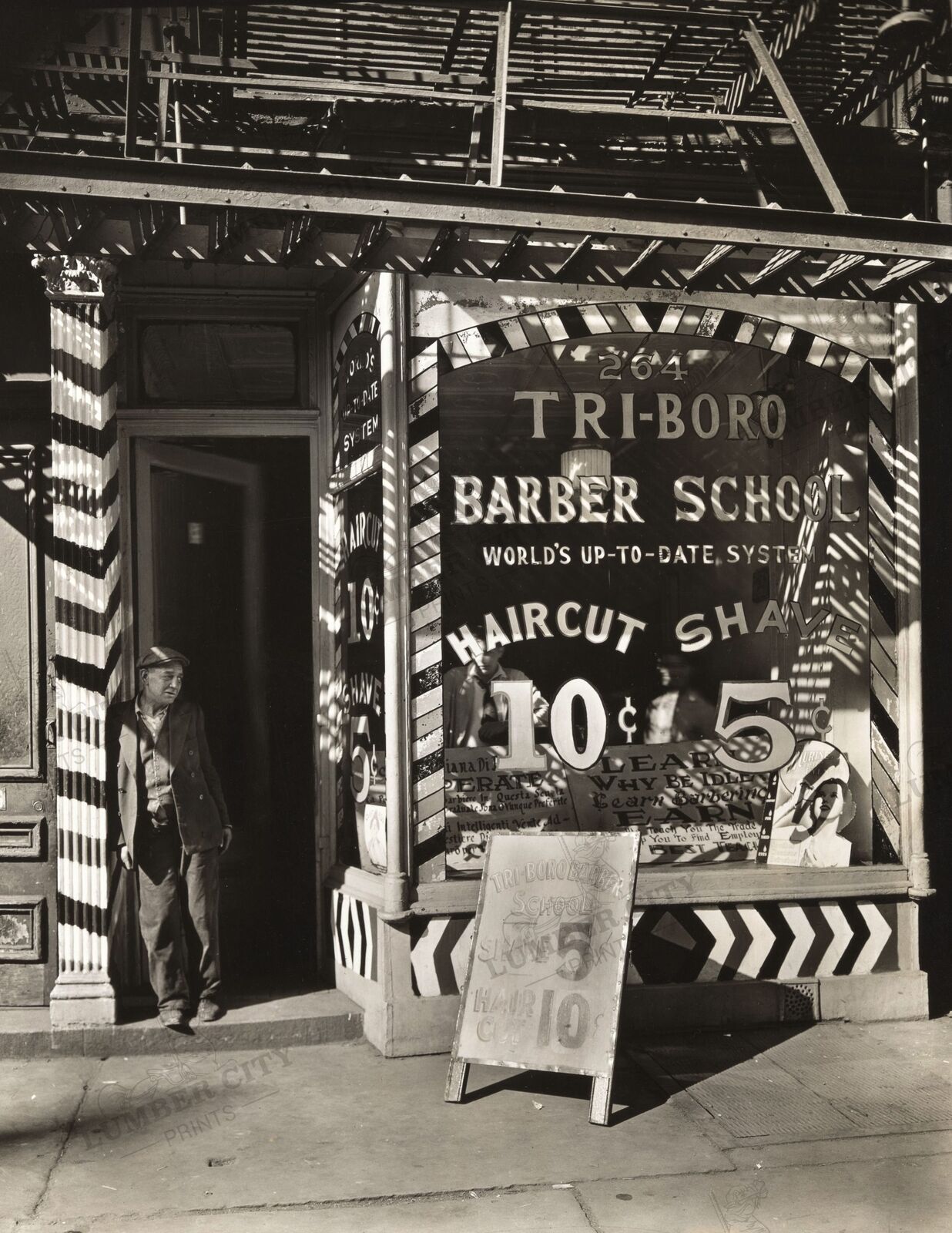 1935 Tri-boro Barber School, 264 Bowery NY New York 8.5\