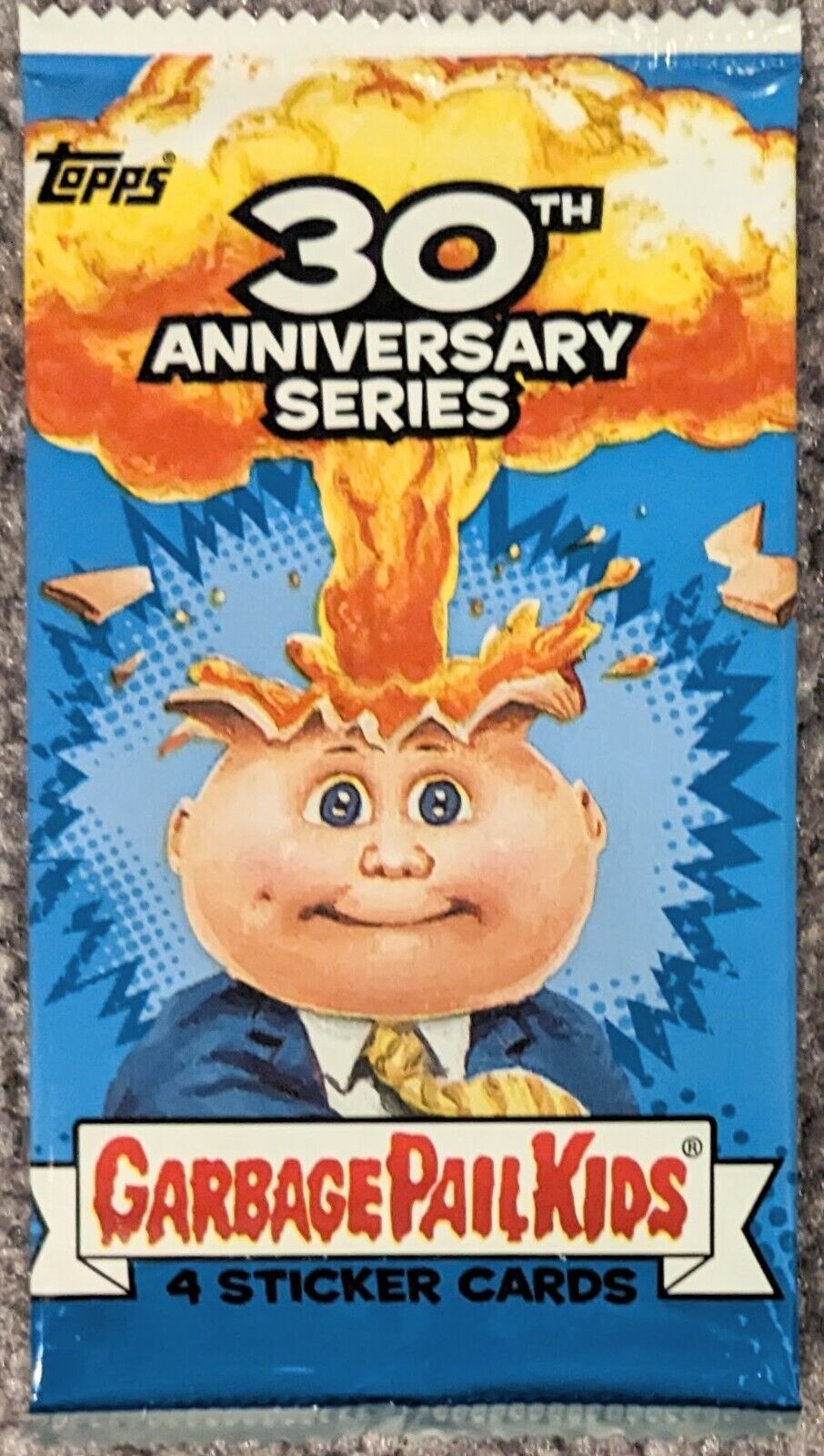 2015 Topps Garbage Pail Kids 30th Anniversary Sealed Retail 4-Pack Stickers Rare