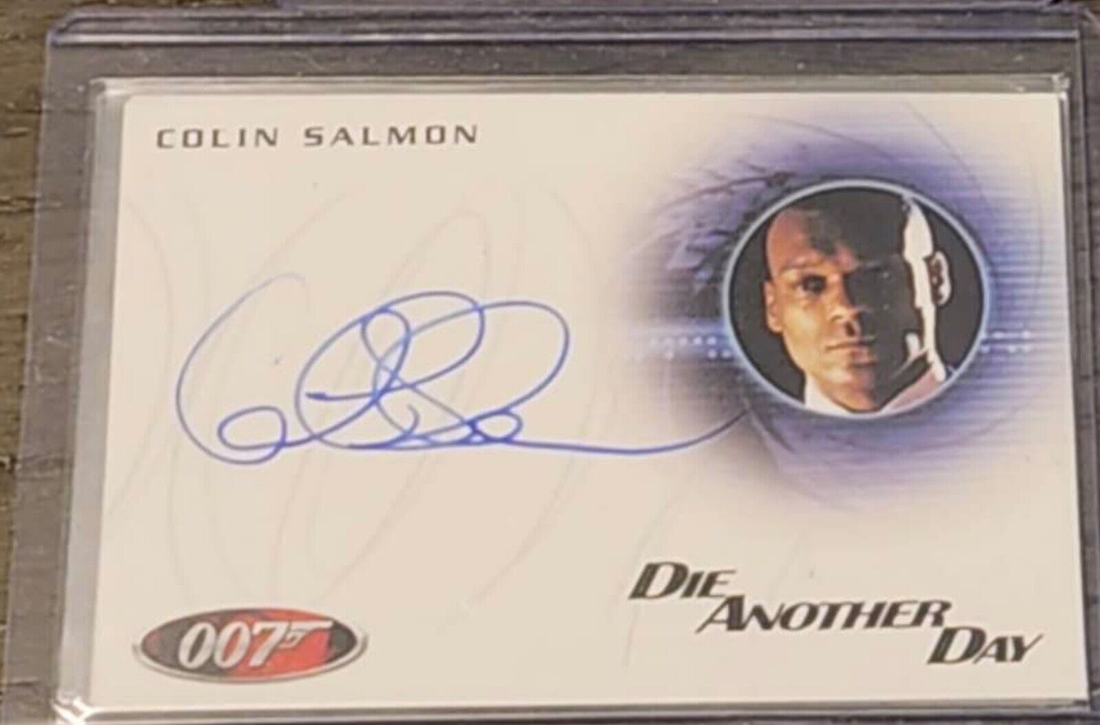 James Bond colin salmon die another day autograph