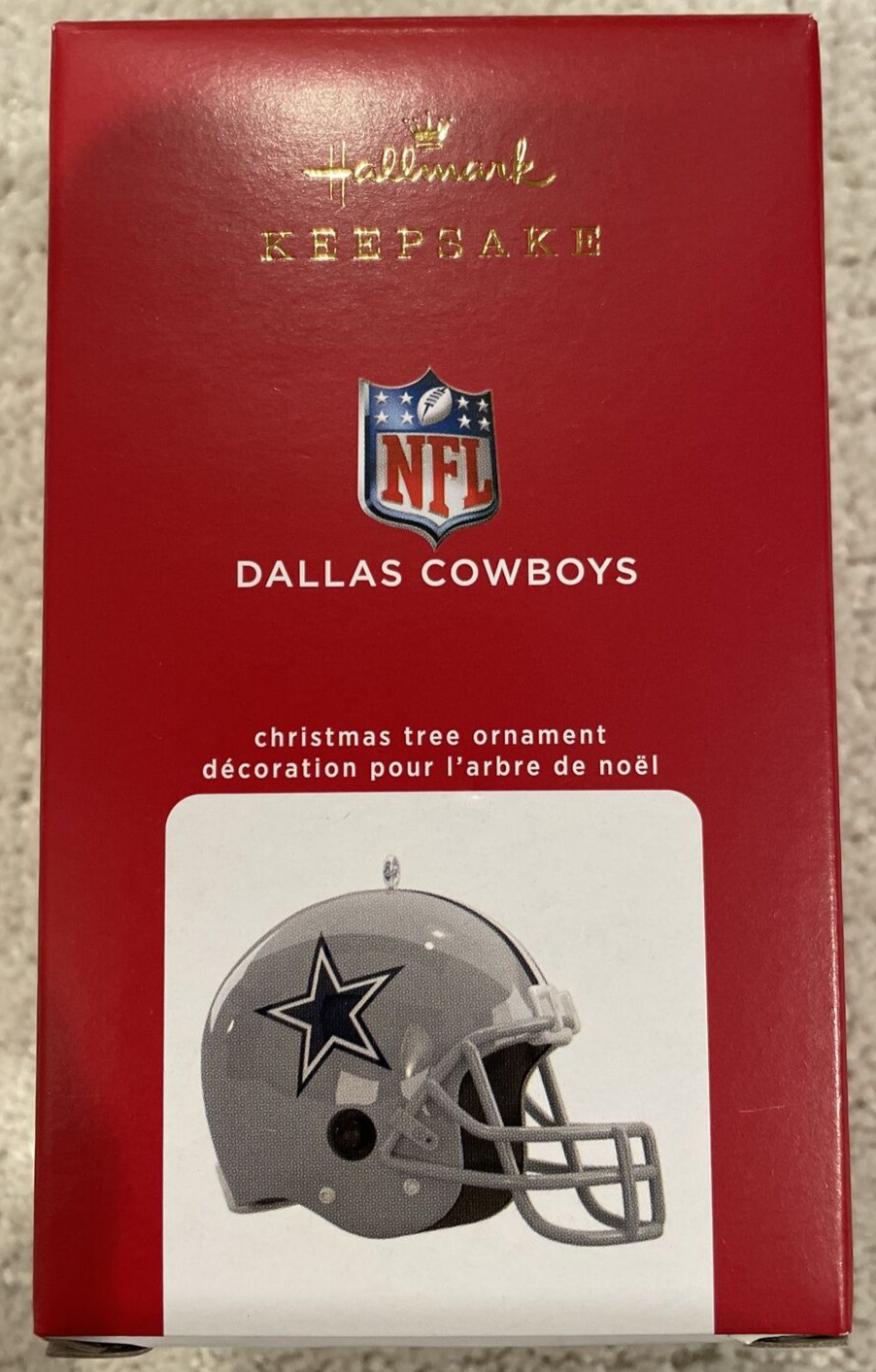 New Hallmark NFL Dallas Cowboys Keepsake Ornament Magic Sound