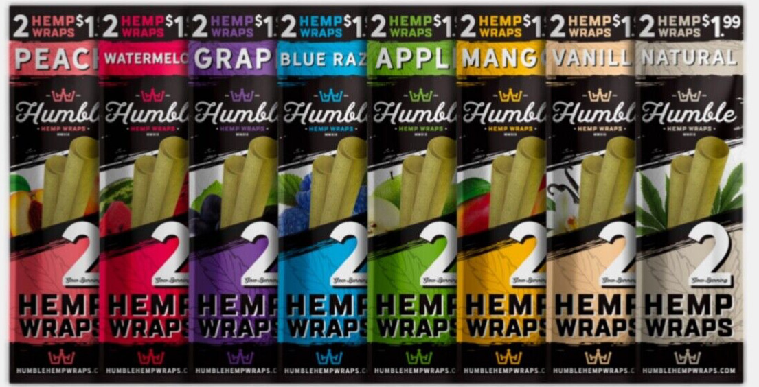 Humble Flavored Herbal Papers Mixed Flavor Lot 8/2ct Packs