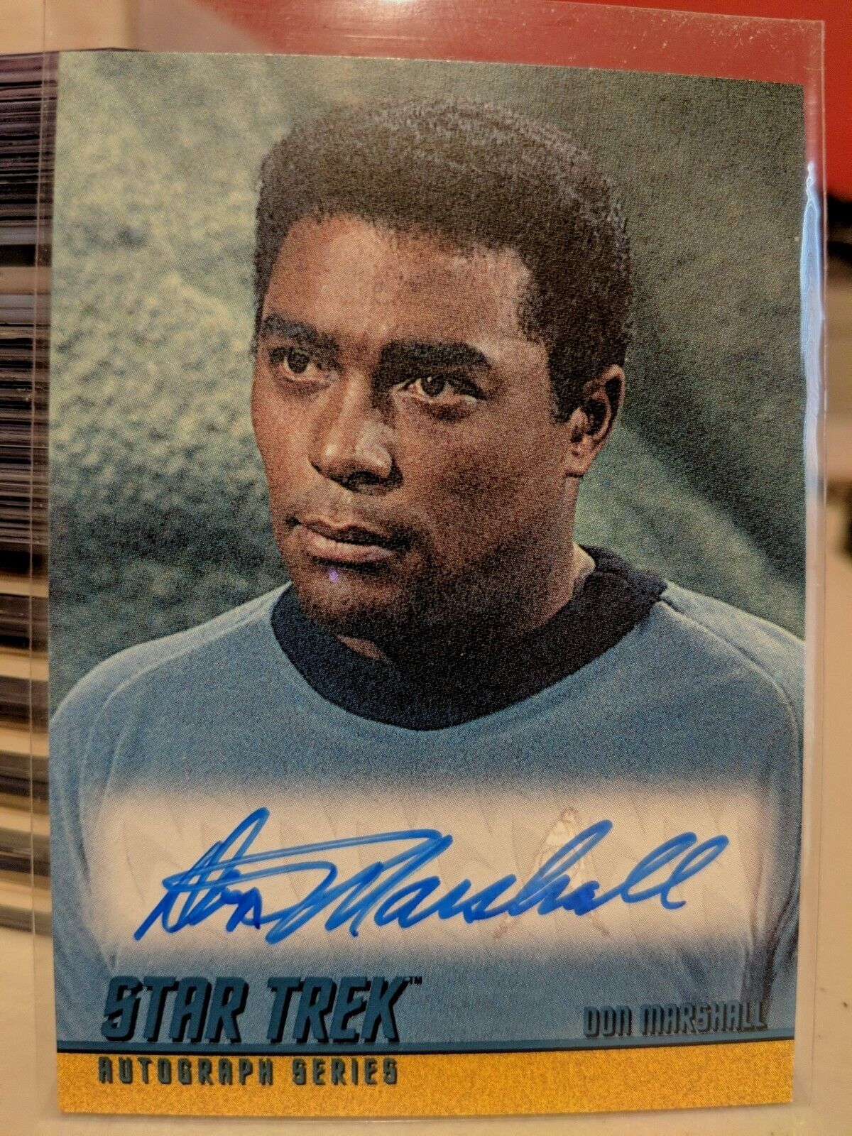 Quotable Star Trek TOS Don Marshall A90 Autograph Card as Lt Boma 2004 NM 