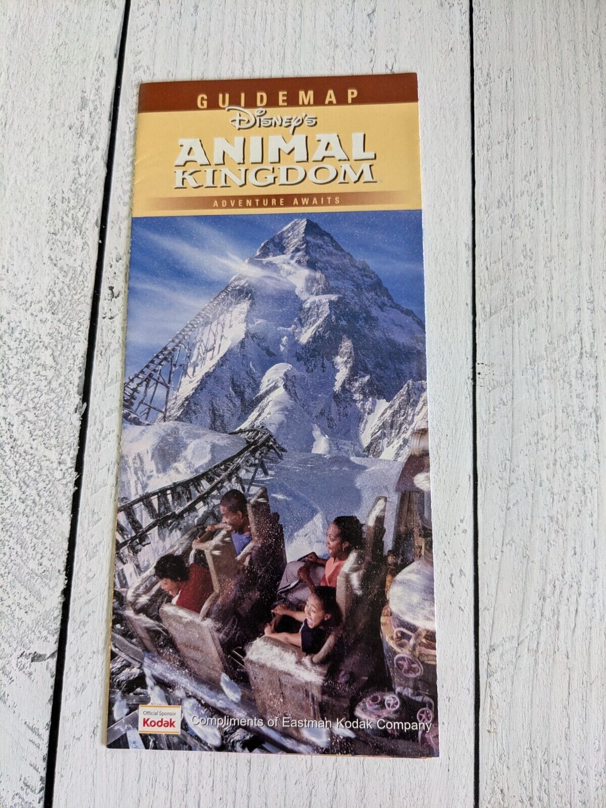 2006 Guidemap Disney\'s Animal Kingdom Everest Disney World 