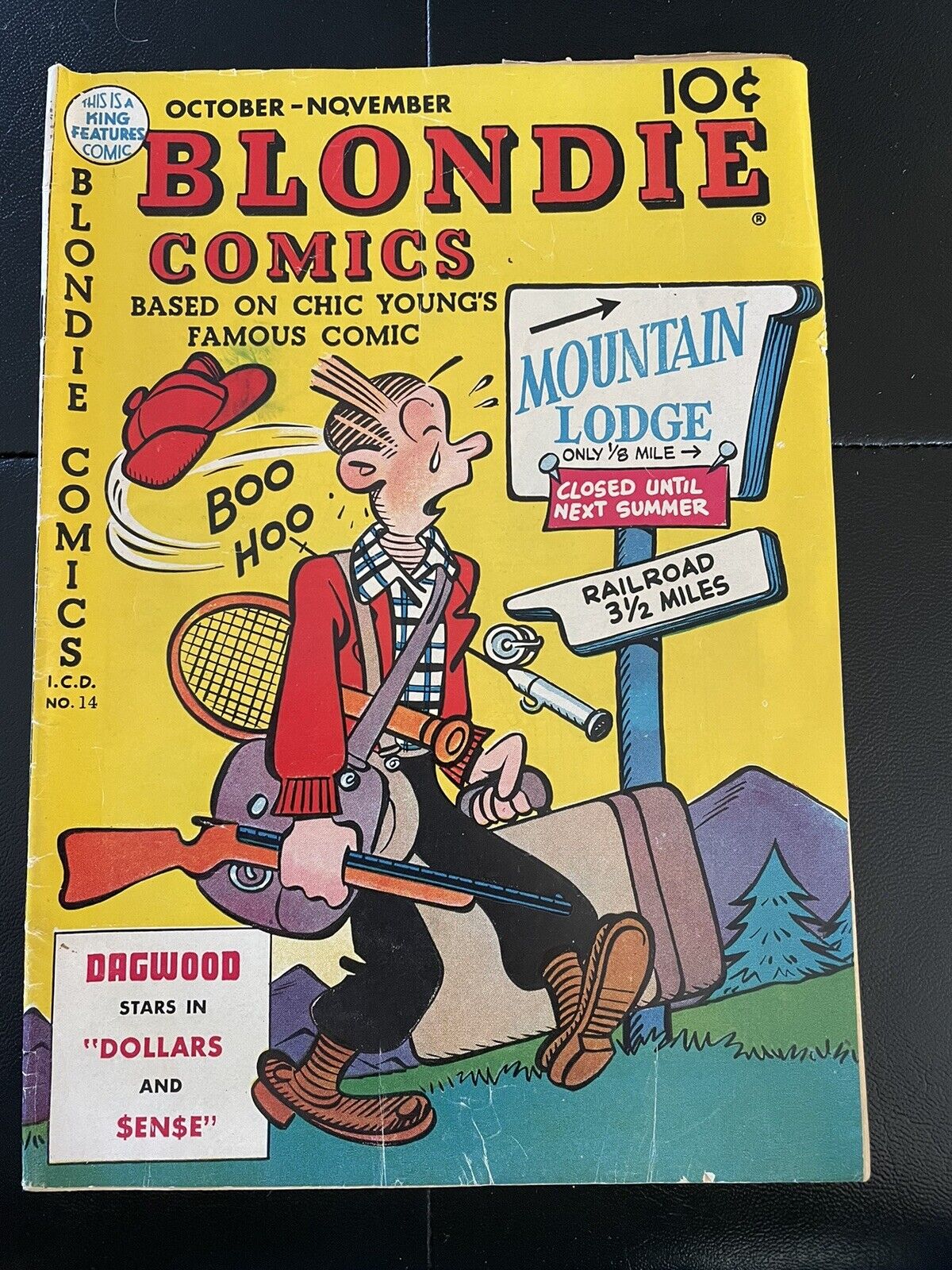 KING Comics BLONDIE COMICS #14 Scarce Golden Age 1949