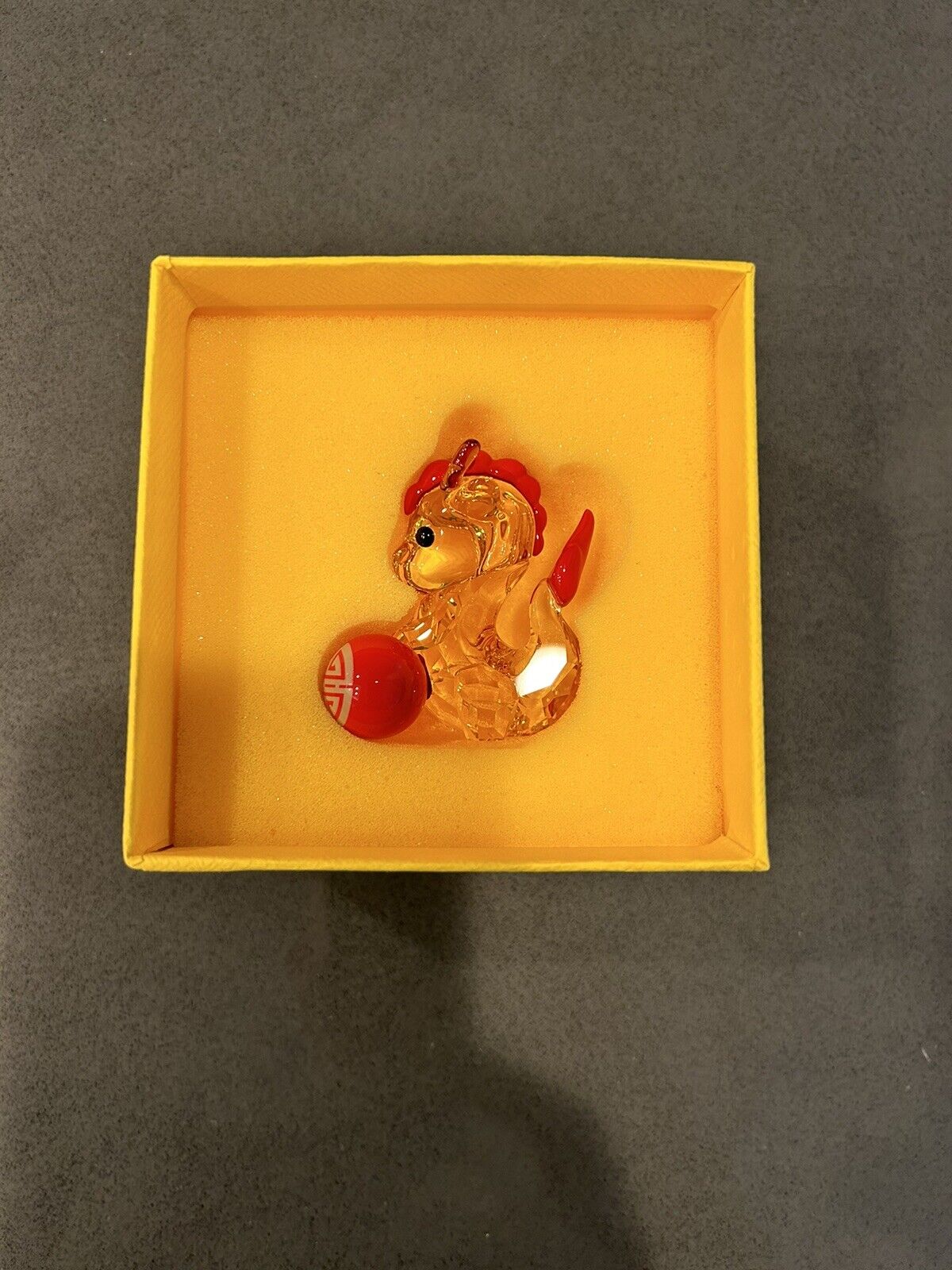 Swarovski Crystals Asian Symbol Dragon Figurine - 5658406
