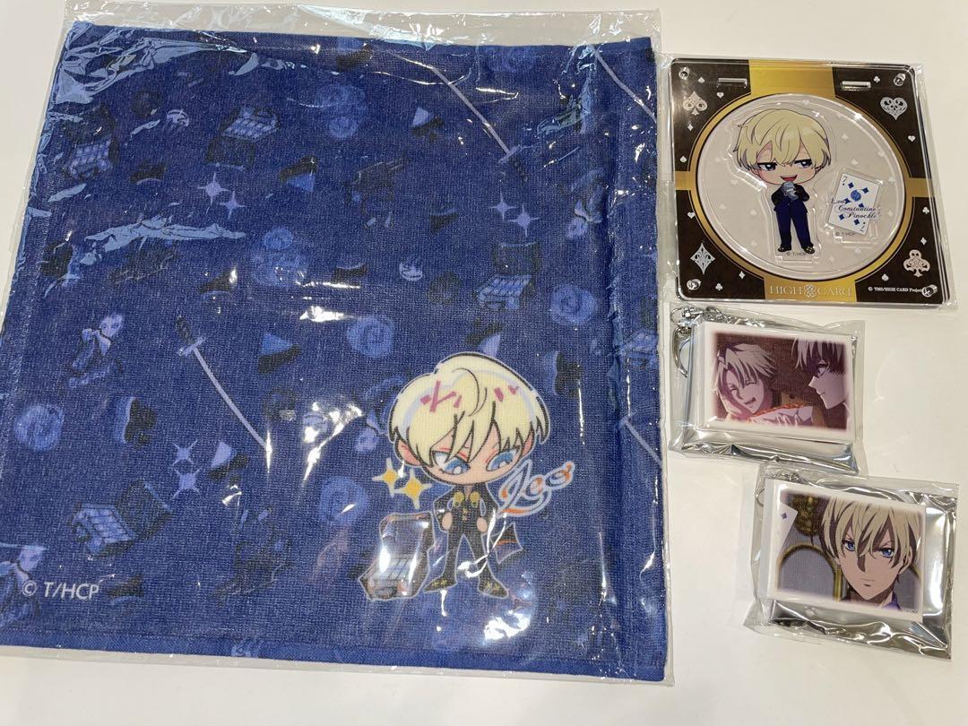 HIGH CARD Leo Hand Towel Acrylic Stand Badge japan anime