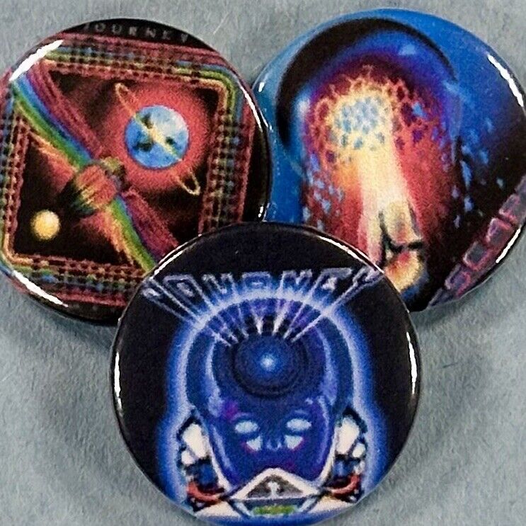 JOURNEY Steve Perry Pinback Buttons 80's Classic Rock Band Music 1