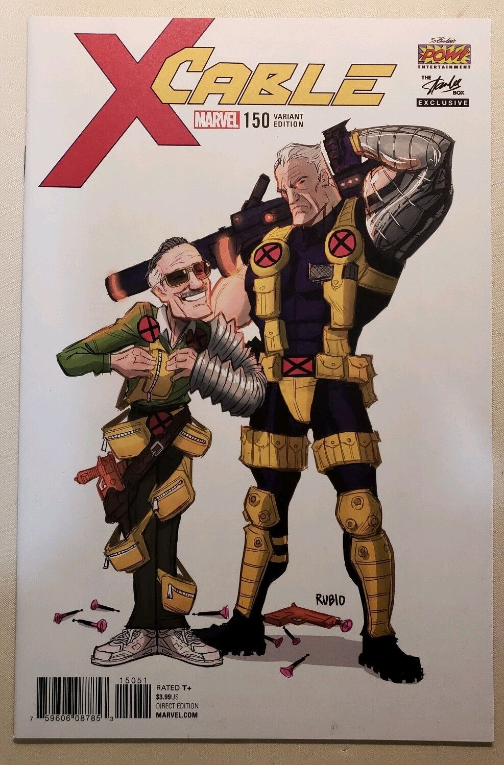CABLE #150 STAN LEE BOX VARIANT Rare Hot Marvel Legacy X-Men Near Mint