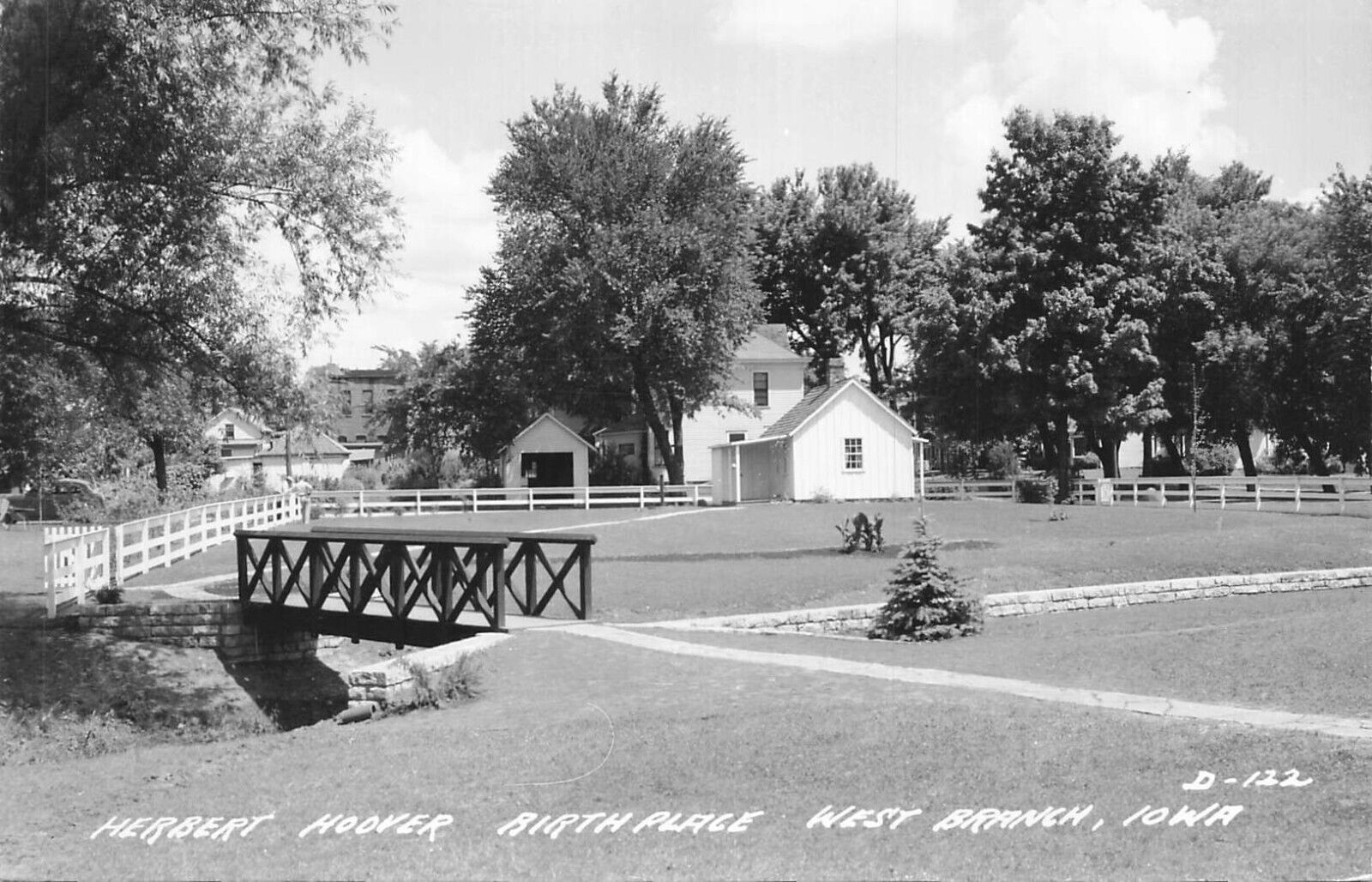 RPPC Herbert Hoover Birthplace West Branch, Iowa