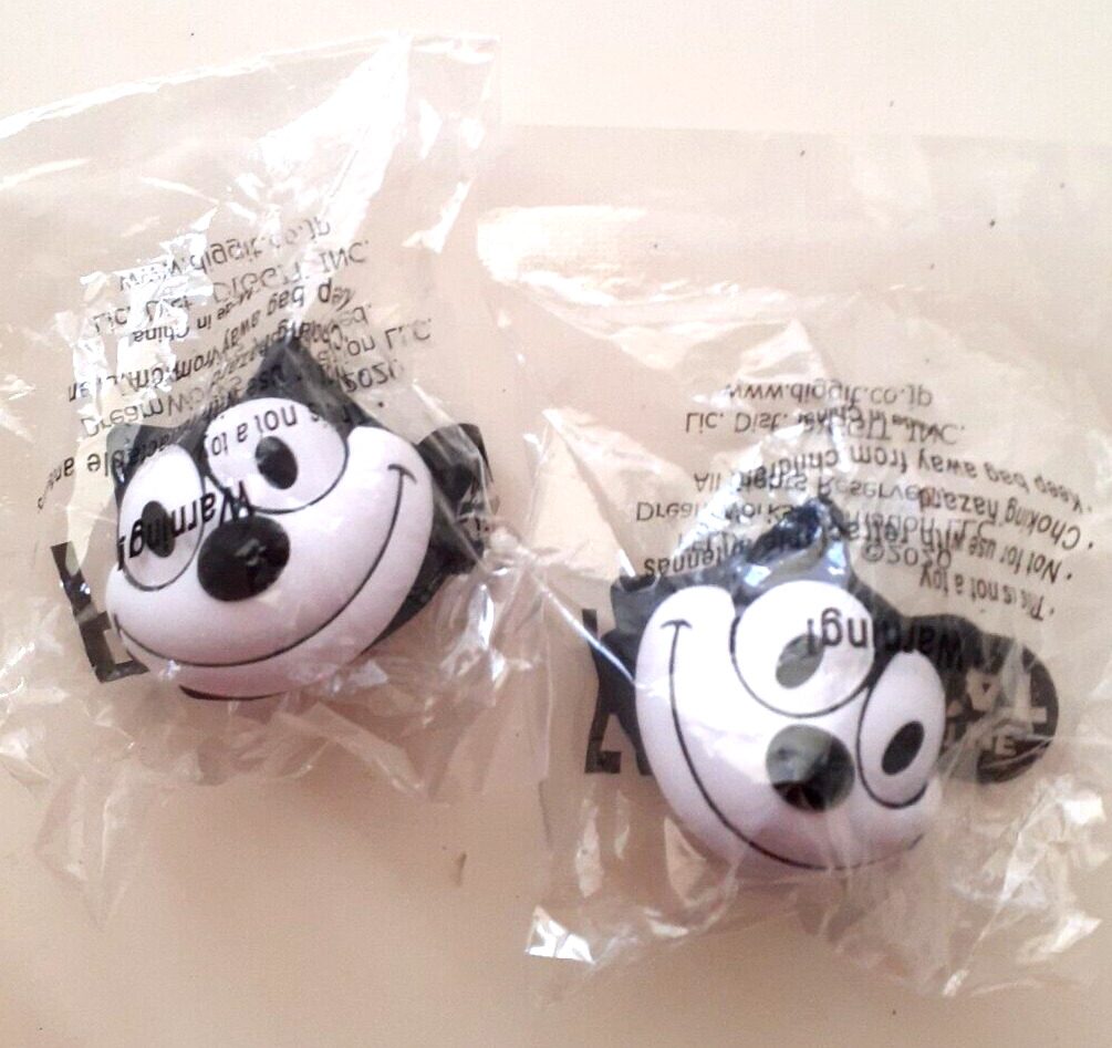 Felix The Cat Car Truck Antenna Topper Squeeze Set of 2 with Tracking