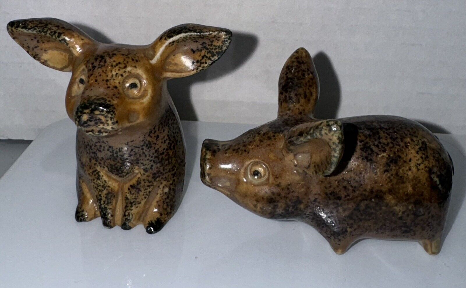 Vintage Otagiri Adorable Pair Of Pigs Figurines