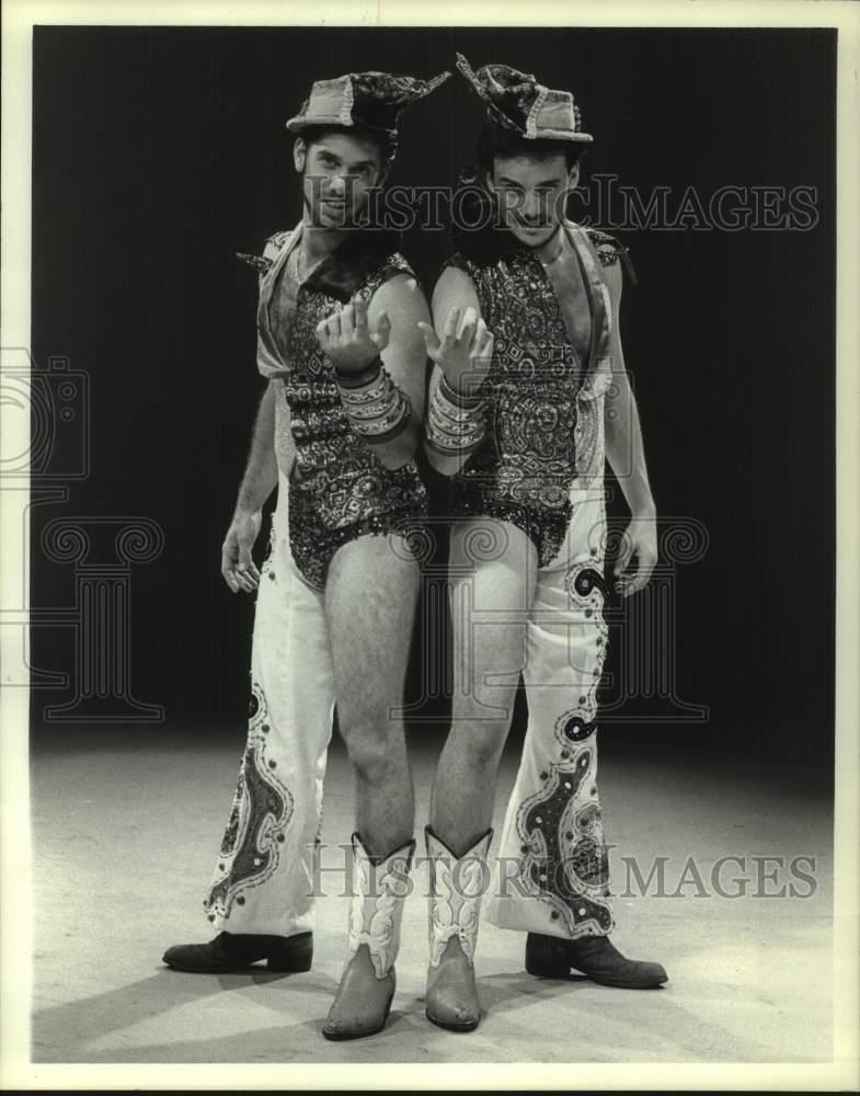 1989 Press Photo Howard Ferre and David Haynes star in \