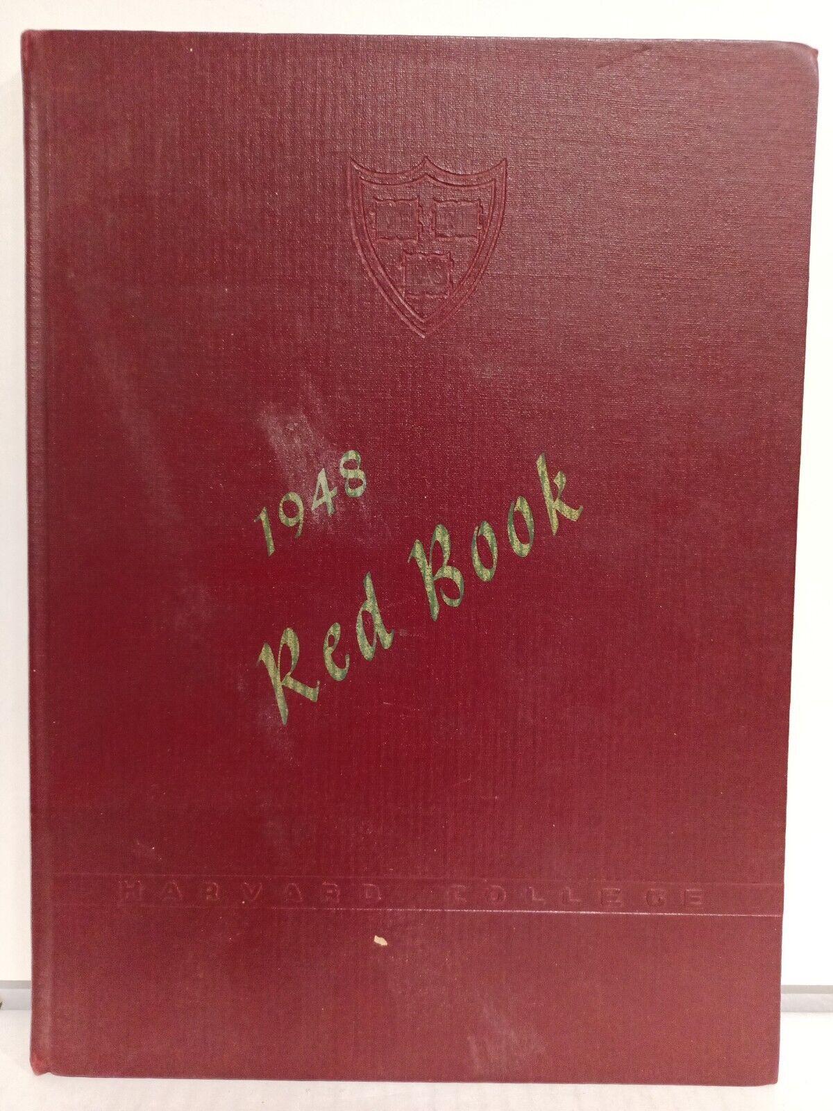 1948 HARVARD FRESHMAN RED BOOK YEARBOOK, CAMBRIDGE, MASSACHUSETTS VE RI TAS