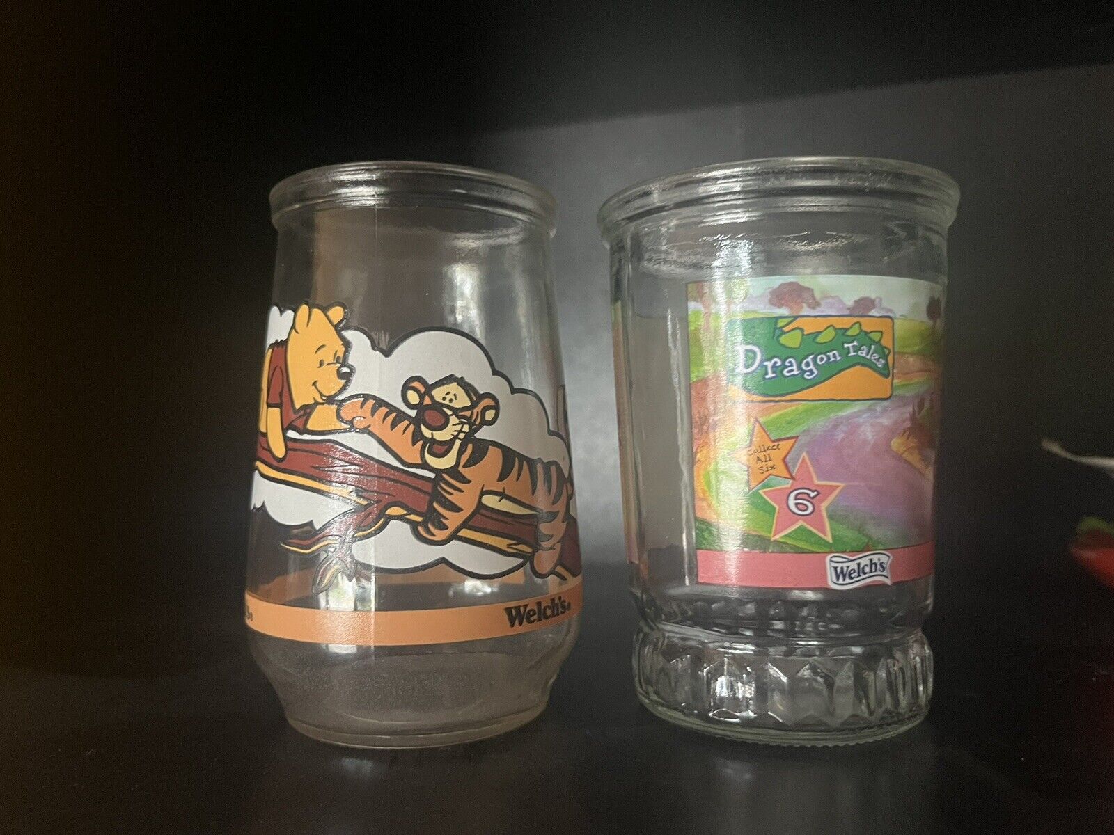 Vintage Welch’s Jelly Jars Juice Glasses