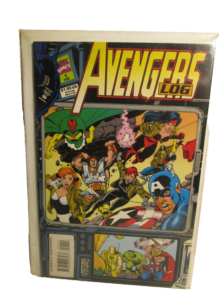 Avengers Log #1 1994 Marvel Comics Bagged Boarded