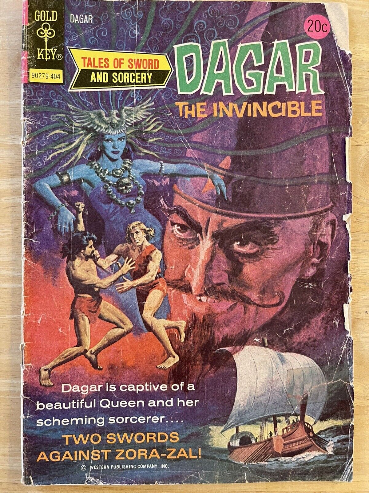 Dagar The Invincible # 7 April 1974 Gold Key Comics