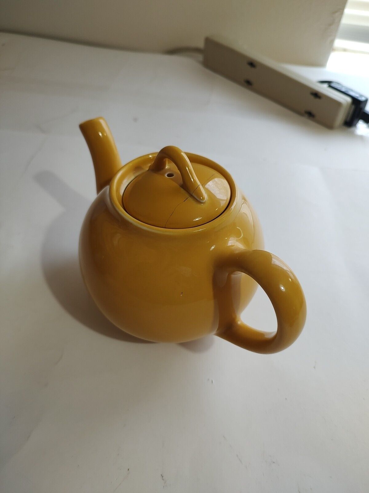 Vintage Lipton's Gold Teapot Marked Made in the USA--Lipton's Tea