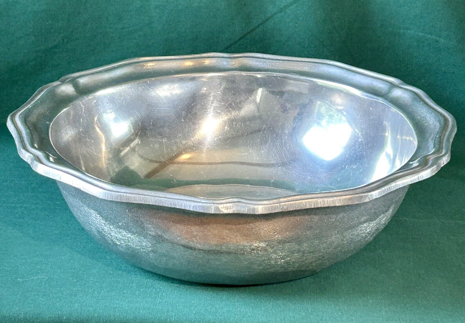 Wilton Pewter Queen Anne Bowl RWP Large 11\