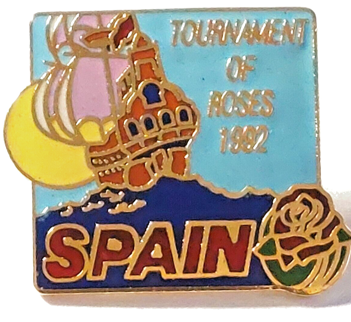 Rose Parade 1992 SPAIN Lapel Pin (071223)