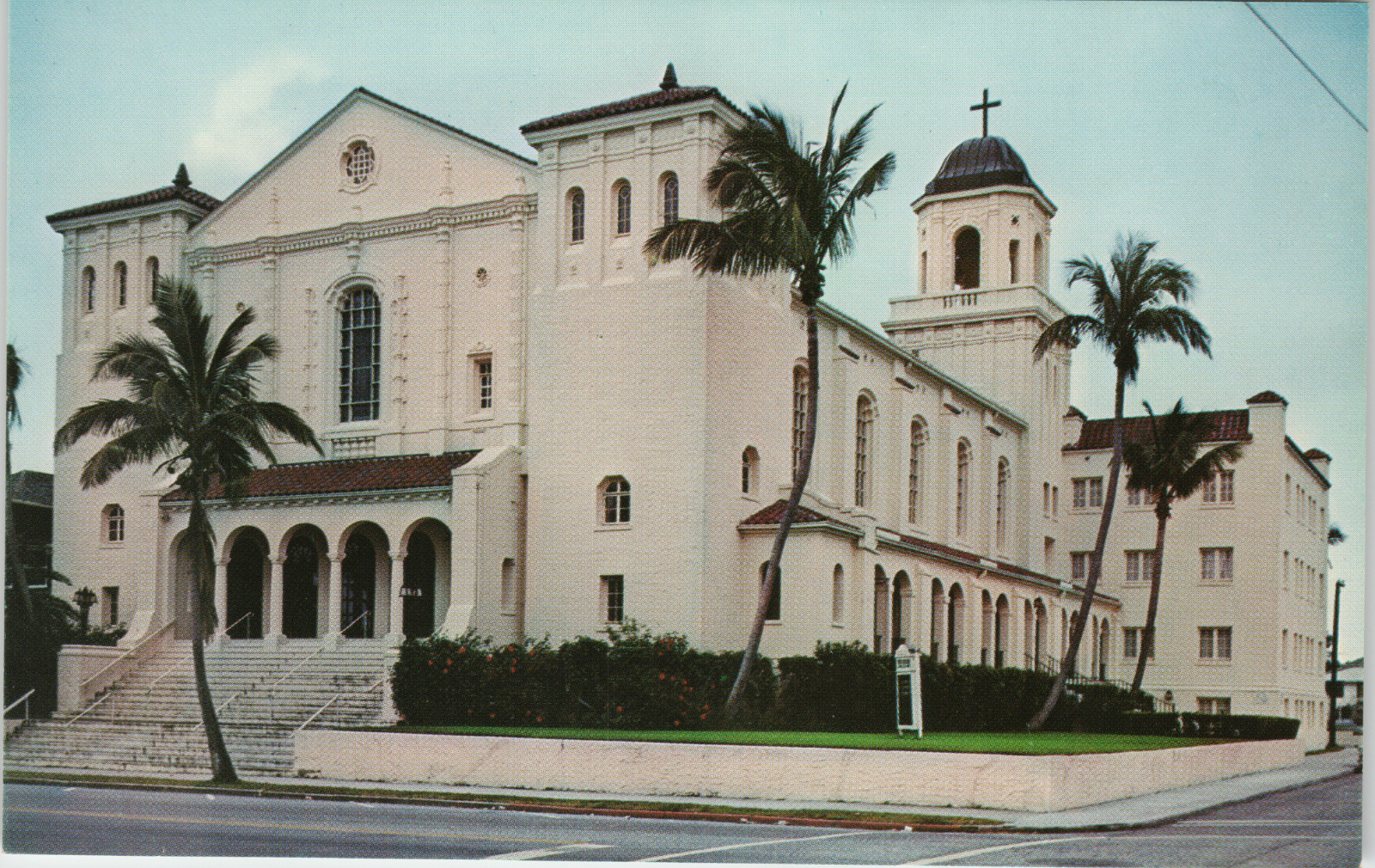 Postcard First Methodist Church West Palm Beach, FL Cathedral of Methodism