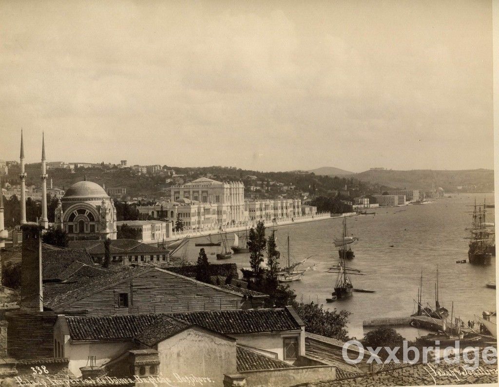 Constantinople Ottoman Imperial Palace 1880 Photo Sabah Joallier Istanbul Turkey