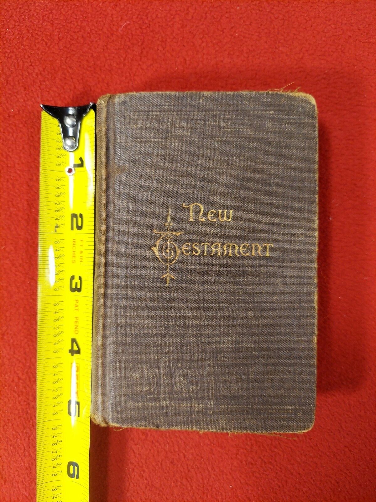1882 New Testament Lord & Saviour Jesus Christ Pocket Bible 3.5x5