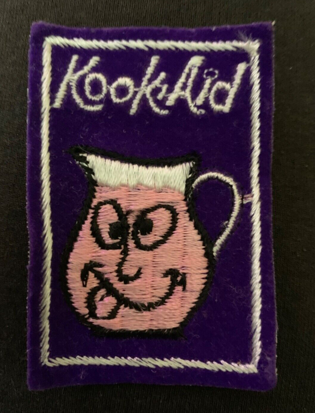Vintage 1974 Wacky Packages Kool Aid Pitcher Patch Parody NOS