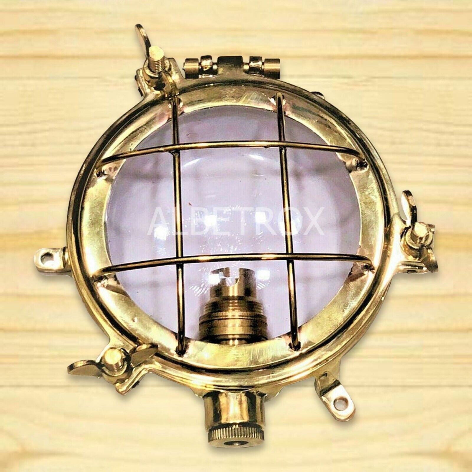 Nautical Marine Small Solid Brass Ship Bulkhead Wall Deck Light for Party Decor