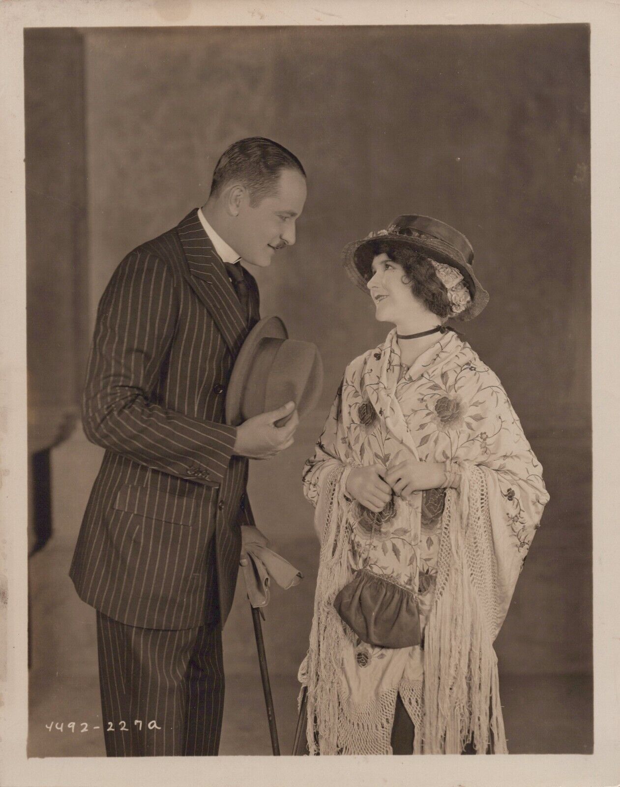 Mary Philbin + Norman Kerry in Love Me and the World Is Mine (1927) Photo K 390