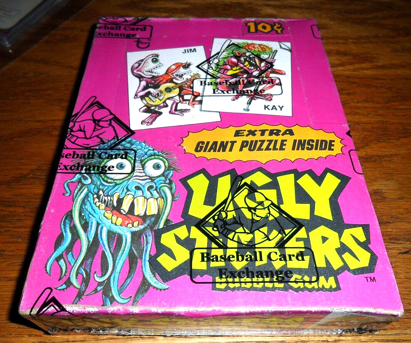 BBCE SEALED CERTIFIED 1974 TOPPS UGLY MONSTER STICKERS UNOPENED WAX BOX 36 PACKS