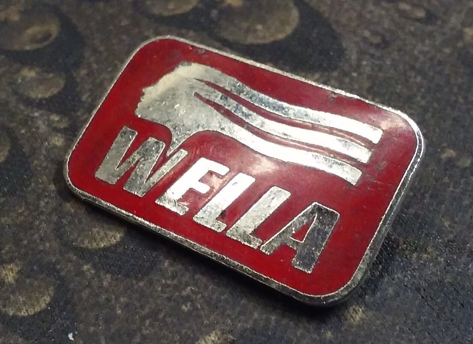 WELLA Hair Care Products vintage pin badge