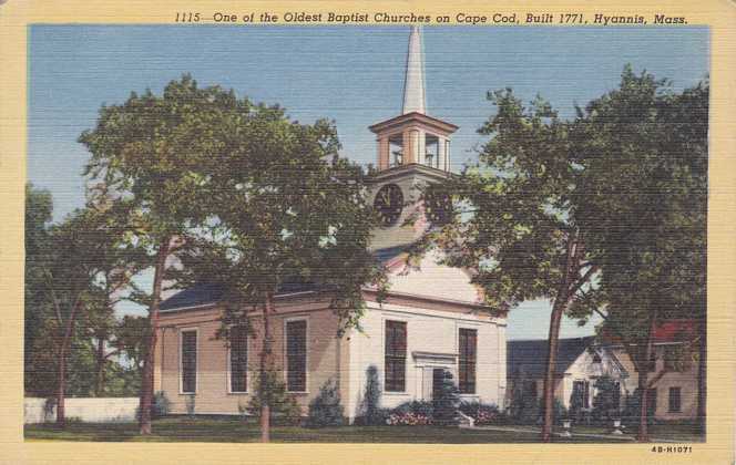 Old Baptist Church - Hyannis MA, Cape Cod, Massachusetts - Linen