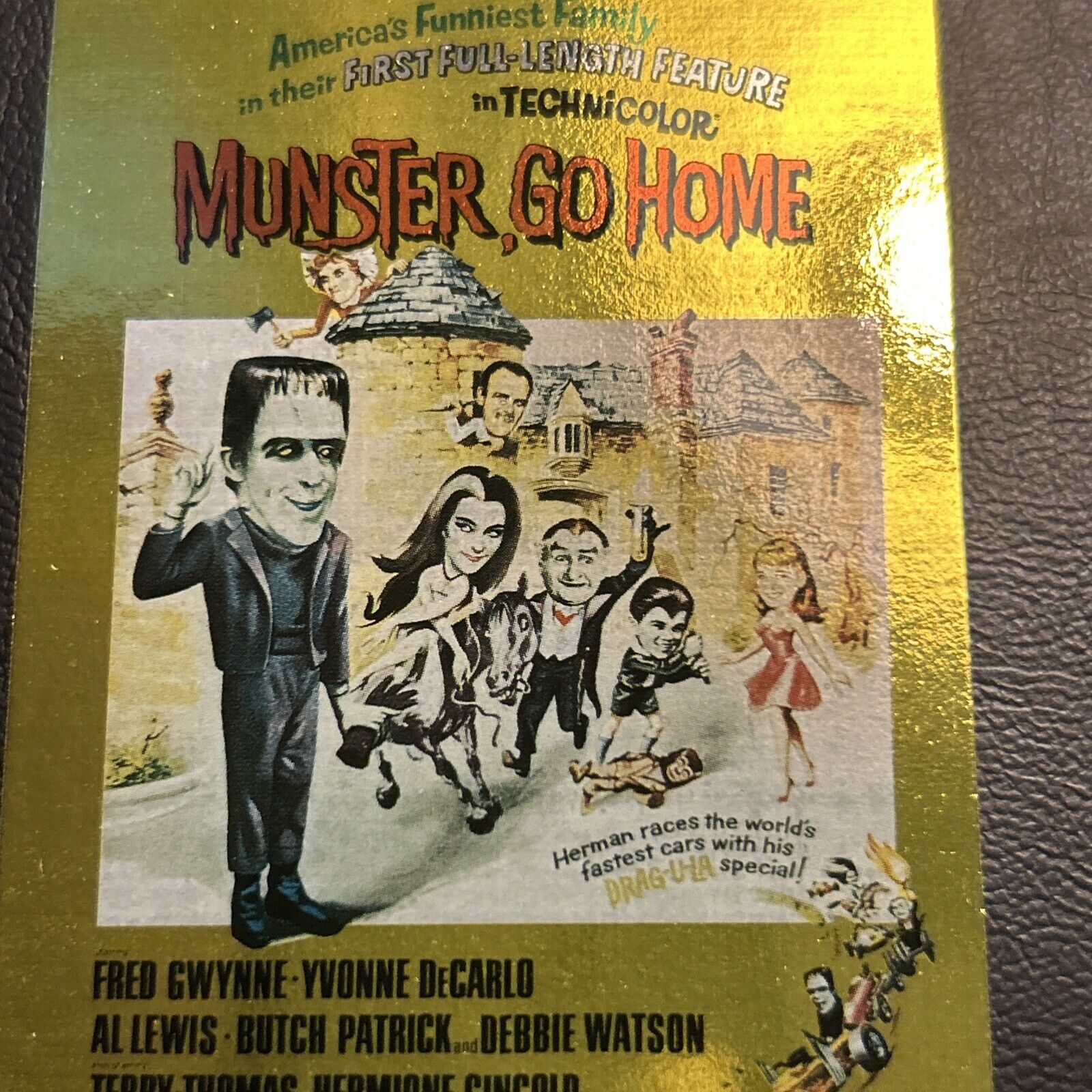 Jb3c The Munsters Deluxe Collection 1996 #59 Movie Monster Go Home Poster