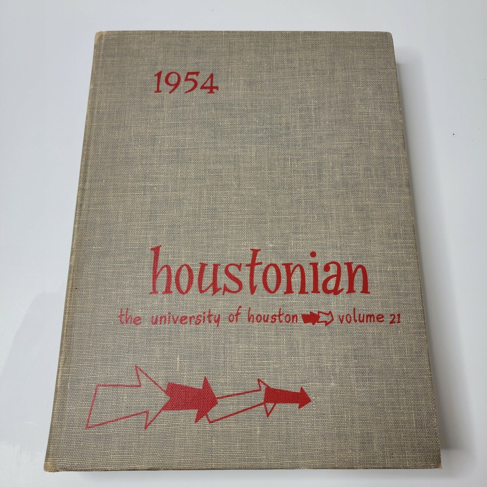 University of Houston (Cougars) Yearbook 1954 - The Houstonian  - Vintage Texas