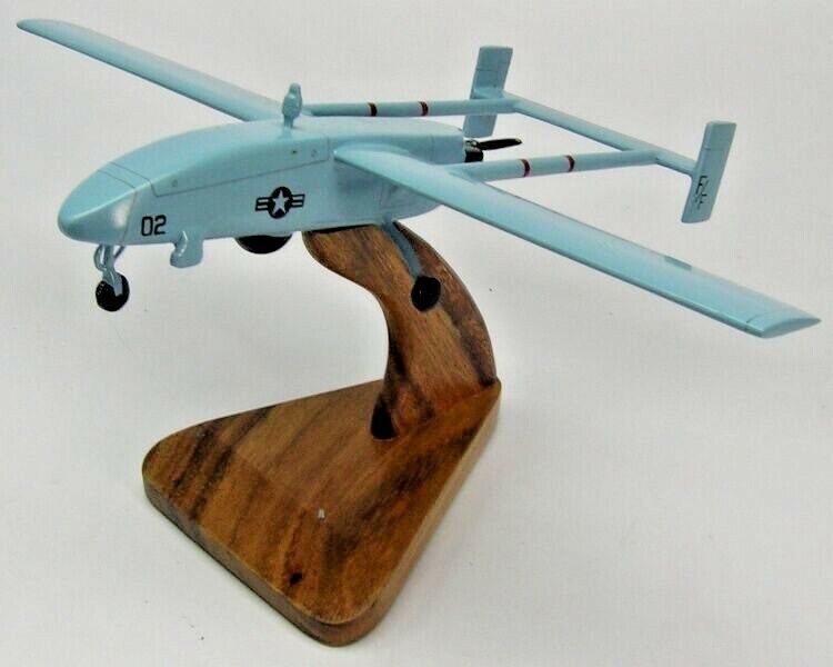 AAI RQ-2 Pioneer US Navy UAV Airplane Desktop Kiln Dry Wood Model Regular New
