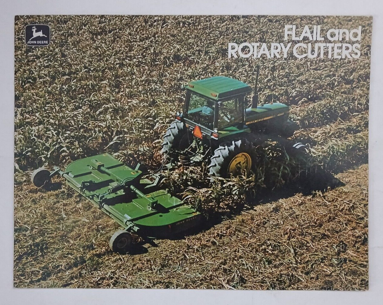 VTG John Deere Flail & Rotary Cutters For 1978 Brochure Ad
