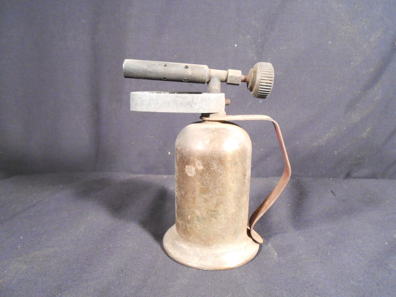 Antique Mini Blow Torch Gasoline Vintage Tool Lenk Mfg. Co.