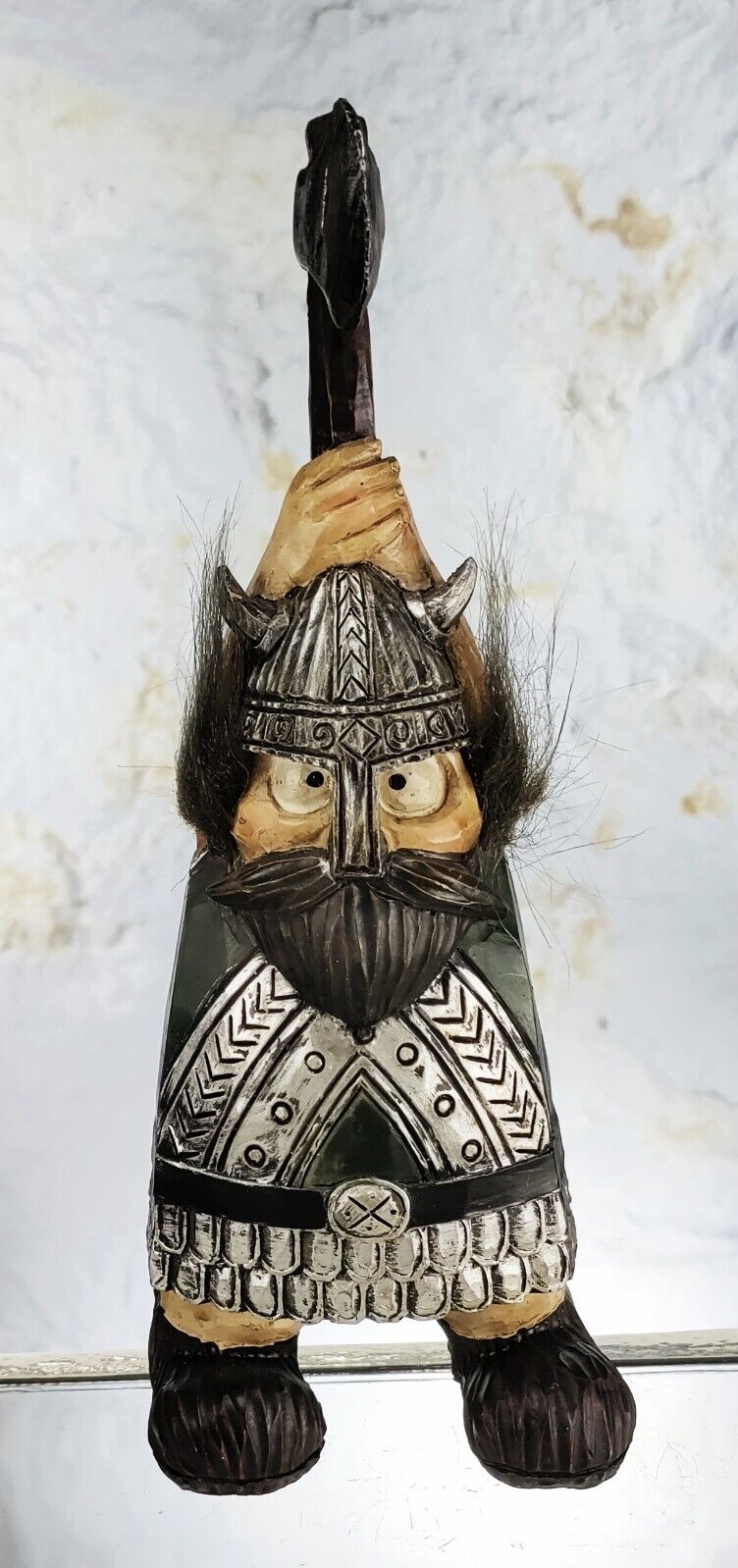 Fun Resin Viking With Ax Figurine